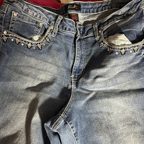 Earl Jean capris. Size 18w blue - Picture 1 of 4